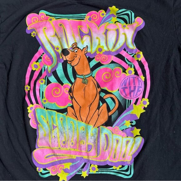 Scooby-Doo! | Rockin with Scooby Boyfriend Fit T-Shirt | Size Extra Extra Large - Picture 4 of 7